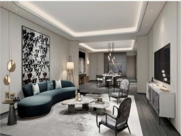上海豪宅「瑞安.翠湖天地」大平层室内灯光设计-东方与西方、经典与潮流、时尚与永恒