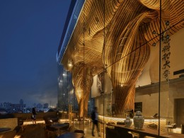 曼谷河畔的SPICE & BARLEY餐厅室内灯光设计