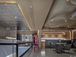 汕头OU私品荟餐厅室内灯光氛围调性设计
