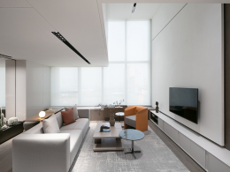西安源创国际-DIA丹健国际设计loft公寓灯光设计运用