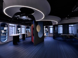 台湾 | 波龙地毯(Bolon)艺术灯光设计办公室