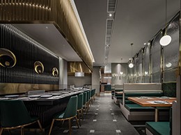 武汉灯光设计全套效果展示案例 · “大渔铁板烧”品牌餐厅实拍
