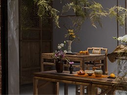 休闲空间灯光设计案例-上海地山公社茶生活馆线性灯打造休闲空间