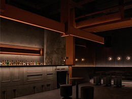 酒吧灯光设计案例-Lieben酒吧上海店灯光效果实拍图